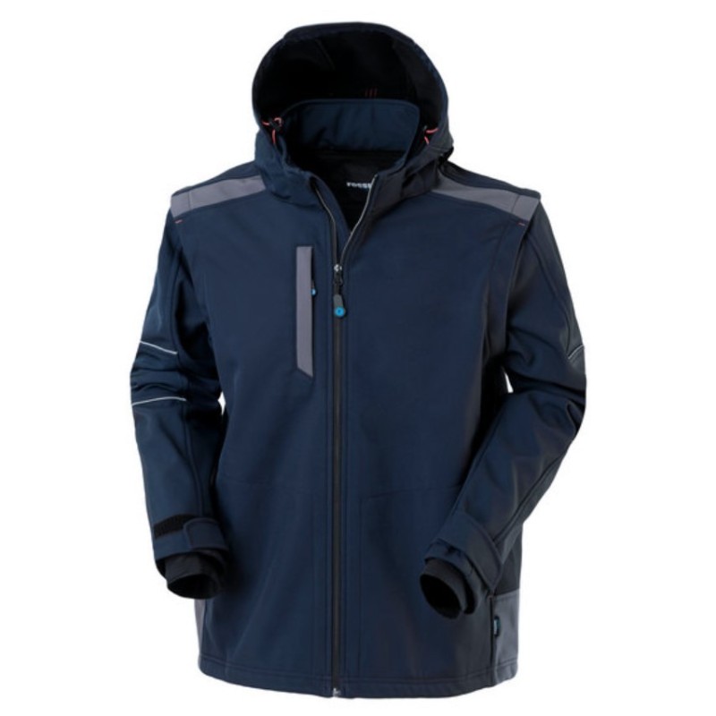 CHAQUETA SOFTSHELL PROFESIONAL IMPERMEABLE TRANSPIRABLE