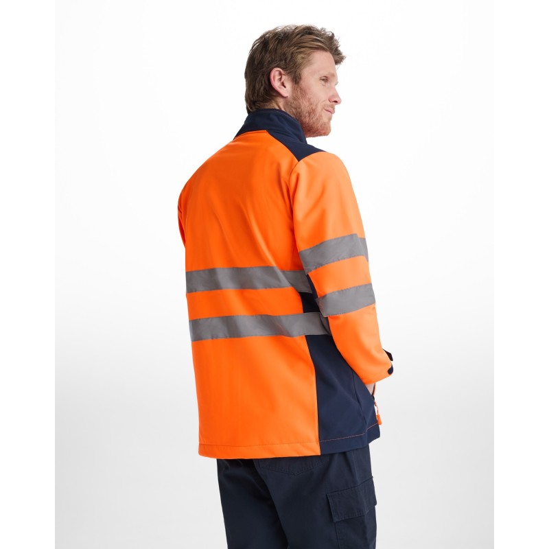 CHAQUETA ALTA VISIBILIDAD BICOLOR IMPERMEABLE