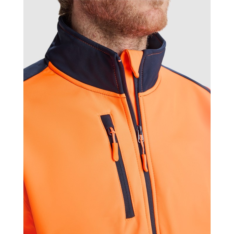 CHAQUETA ALTA VISIBILIDAD BICOLOR IMPERMEABLE