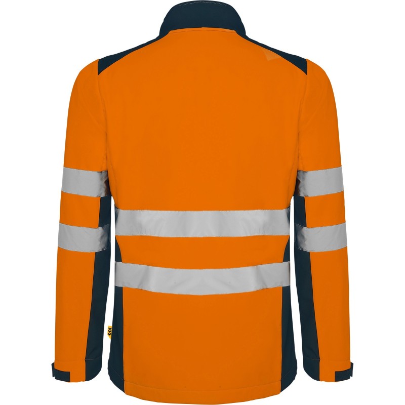 CHAQUETA ALTA VISIBILIDAD BICOLOR IMPERMEABLE