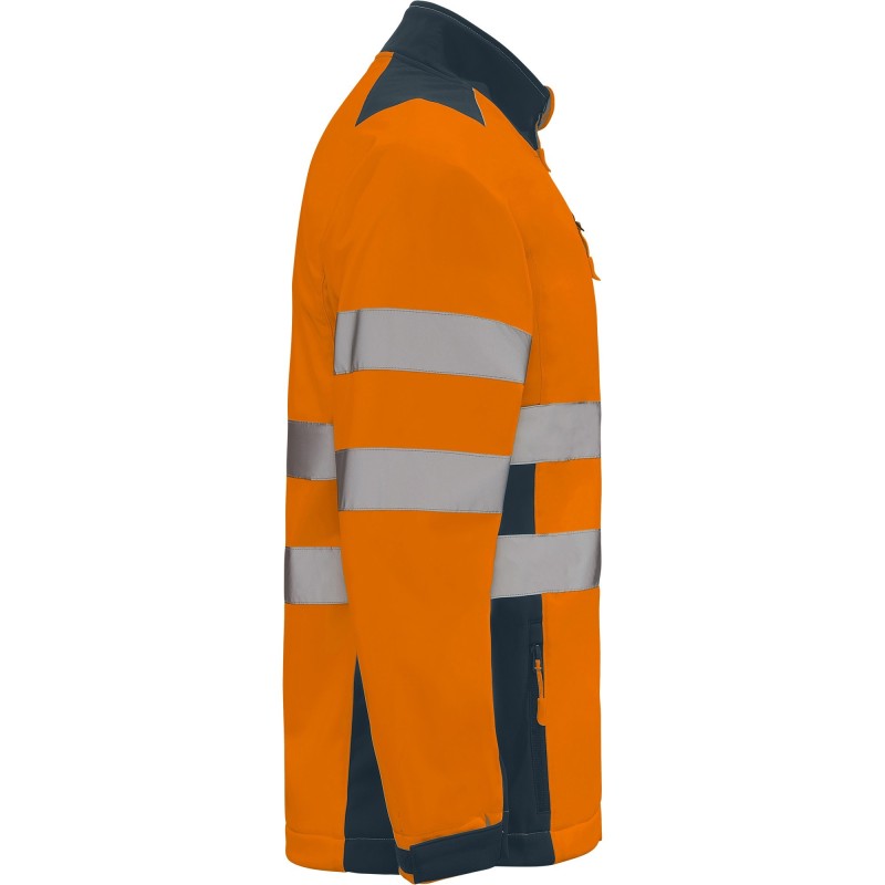 CHAQUETA ALTA VISIBILIDAD BICOLOR IMPERMEABLE