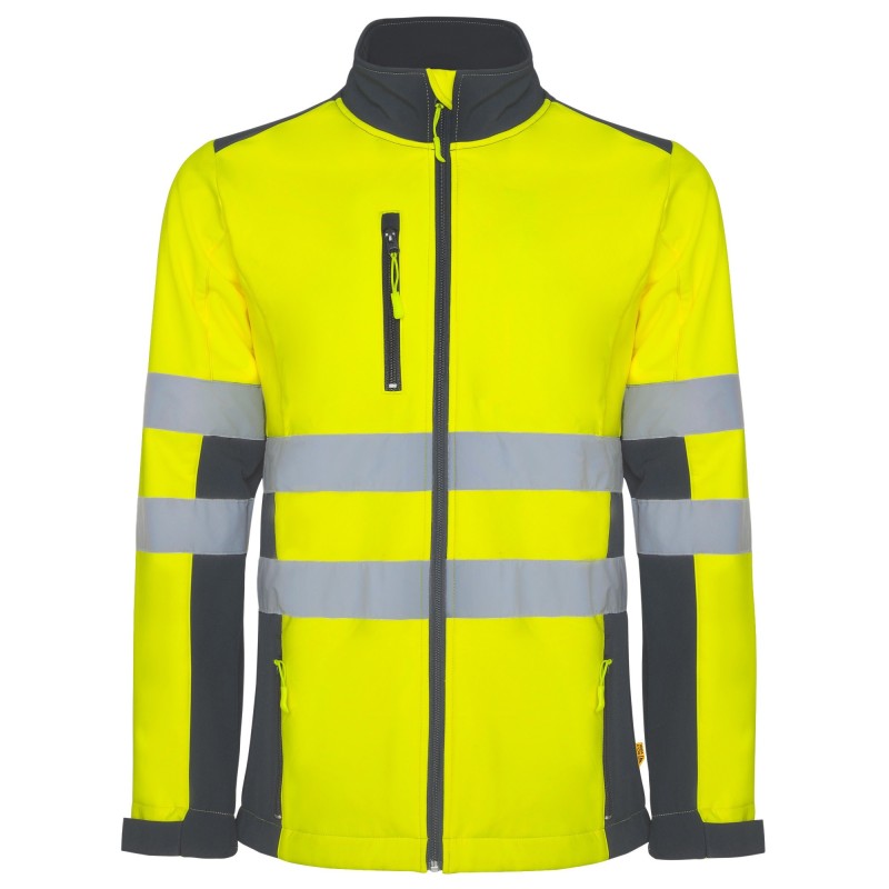 CHAQUETA ALTA VISIBILIDAD BICOLOR IMPERMEABLE