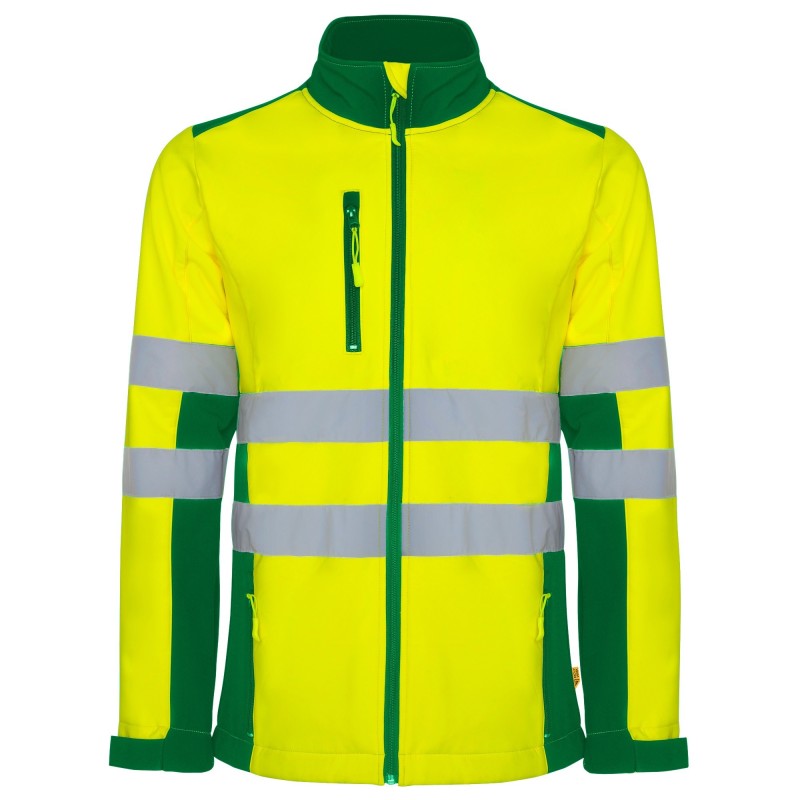 CHAQUETA ALTA VISIBILIDAD BICOLOR IMPERMEABLE