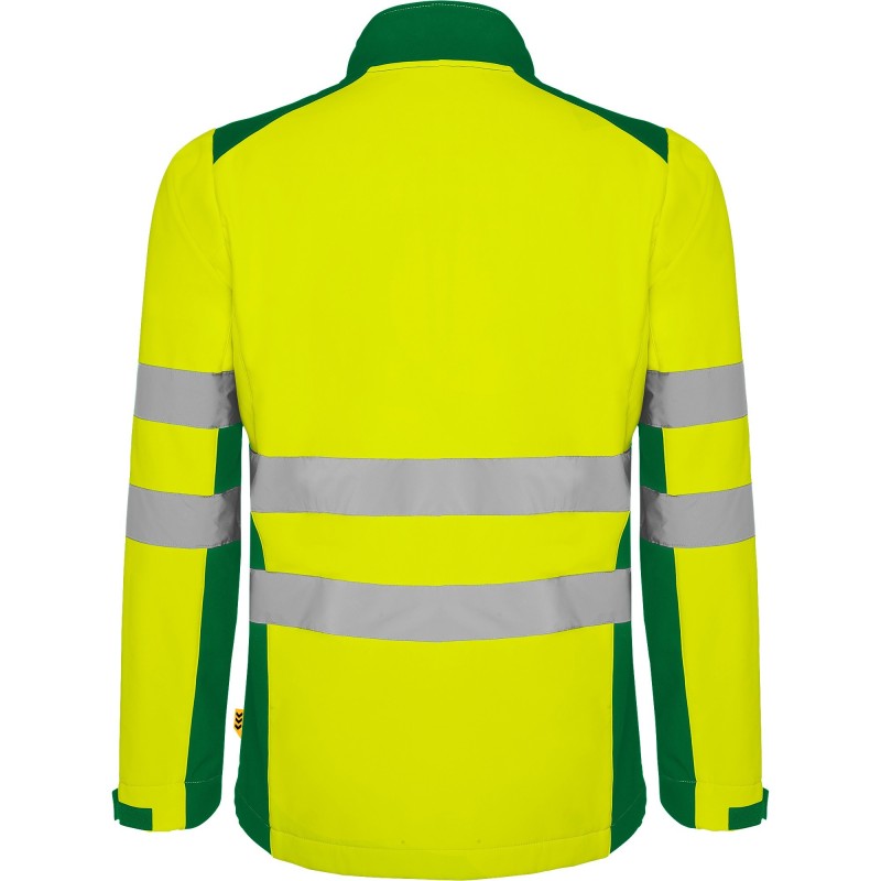 CHAQUETA ALTA VISIBILIDAD BICOLOR IMPERMEABLE