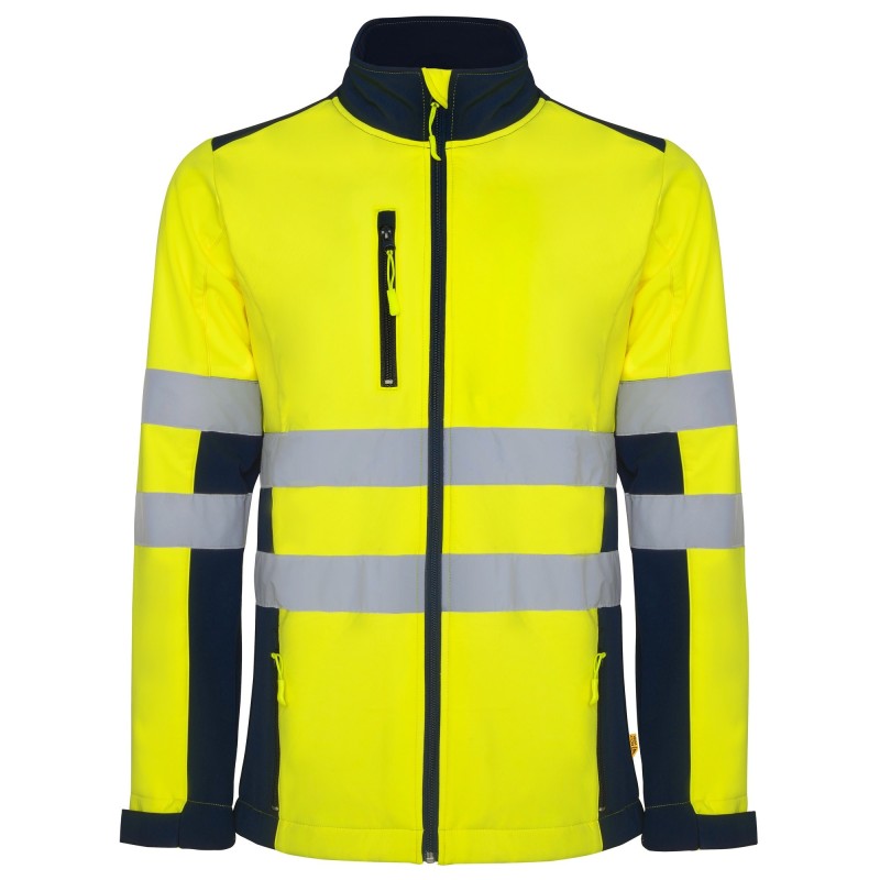 CHAQUETA ALTA VISIBILIDAD BICOLOR IMPERMEABLE