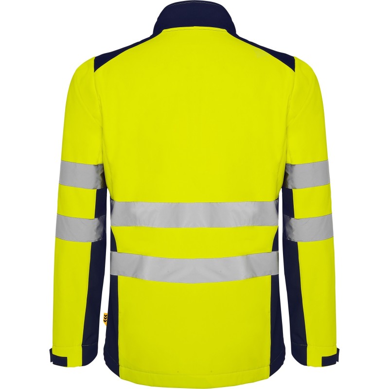 CHAQUETA ALTA VISIBILIDAD BICOLOR IMPERMEABLE