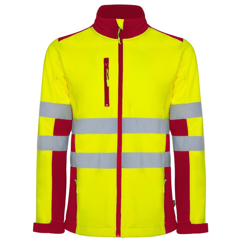 CHAQUETA ALTA VISIBILIDAD BICOLOR IMPERMEABLE