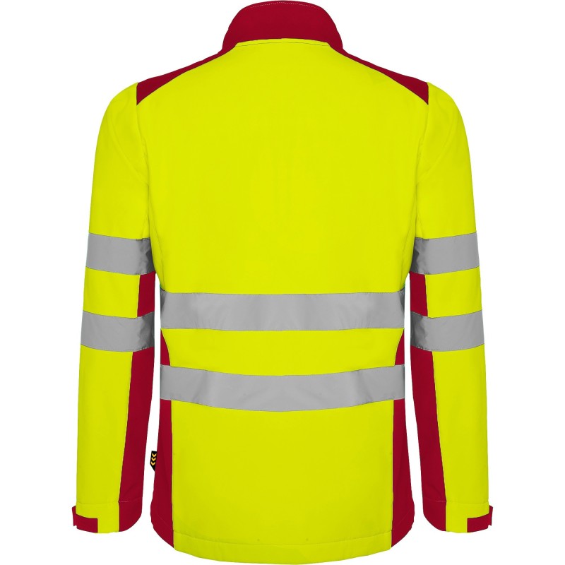 CHAQUETA ALTA VISIBILIDAD BICOLOR IMPERMEABLE