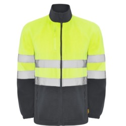 ⭐ CHAQUETA POLAR ALTA VISIBILIDAD IMPERMEABLE | Azules de Vergara