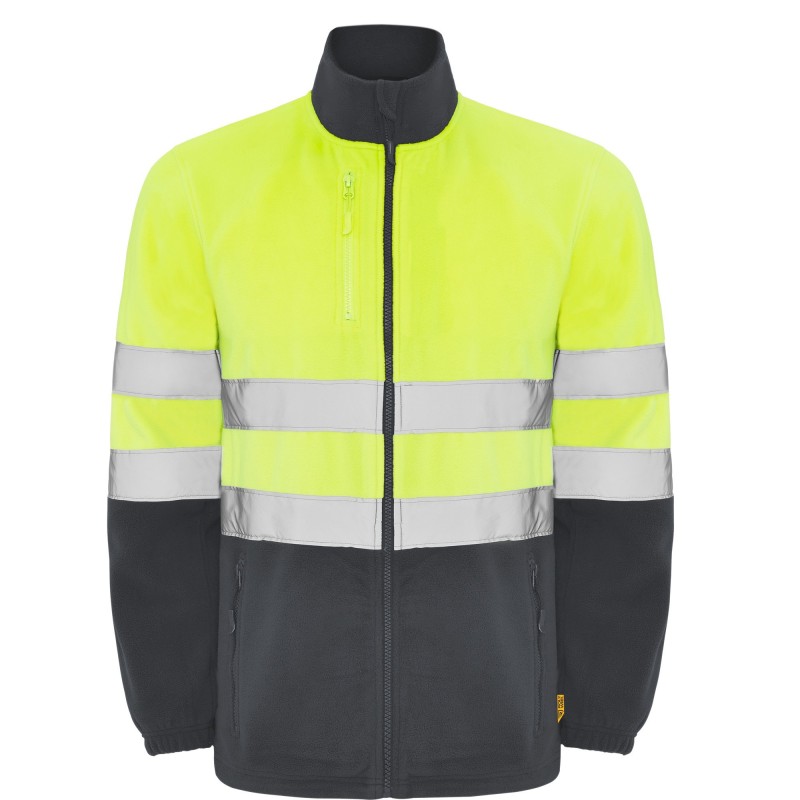 CHAQUETA POLAR ALTA VISIBILIDAD IMPERMEABLE