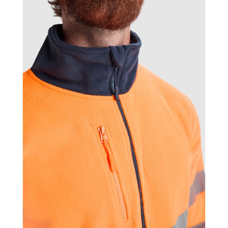 CHAQUETA POLAR ALTA VISIBILIDAD IMPERMEABLE