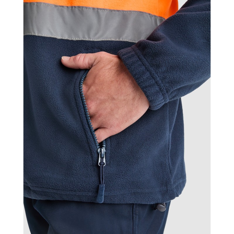 CHAQUETA POLAR ALTA VISIBILIDAD IMPERMEABLE