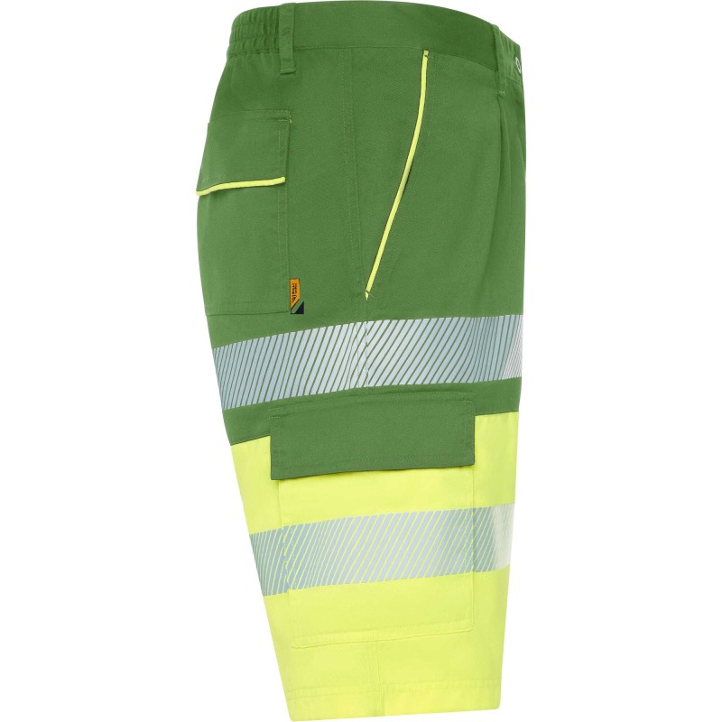 BERMUDA LABORAL MULTIBOLSILLOS AV FLUO BICOLOR
