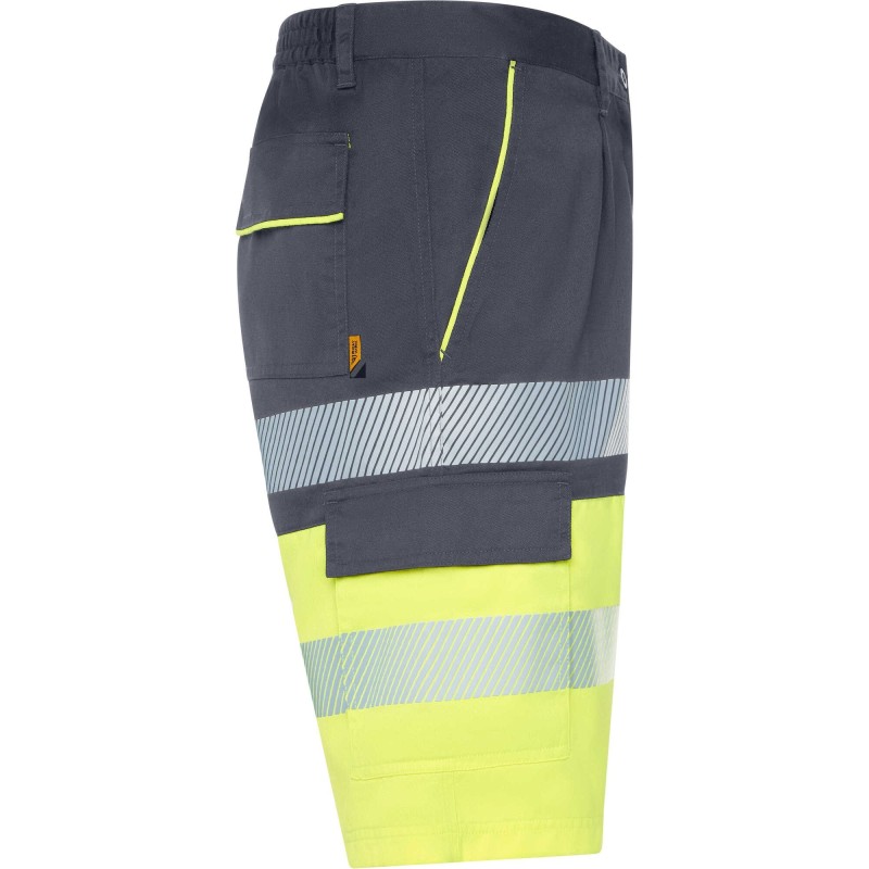 BERMUDA LABORAL MULTIBOLSILLOS AV FLUO BICOLOR
