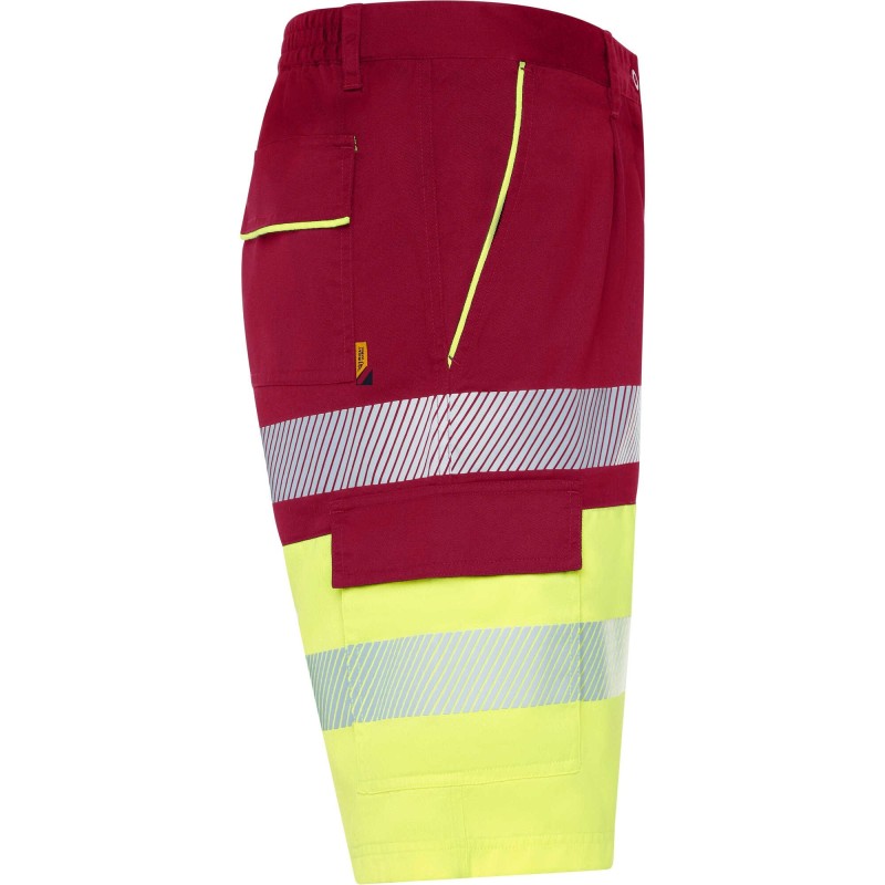 BERMUDA LABORAL MULTIBOLSILLOS AV FLUO BICOLOR