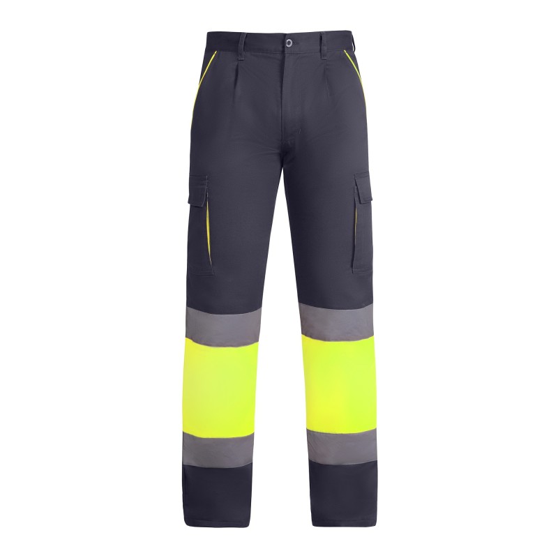 PANTALÓN LARGO AV MULTIBOLSILLOS BICOLOR FRIO POLAR