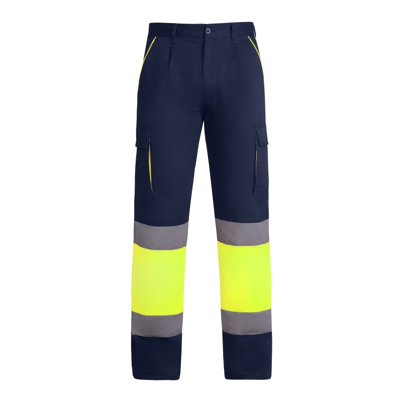 PANTALÓN LARGO AV MULTIBOLSILLOS BICOLOR FRIO POLAR