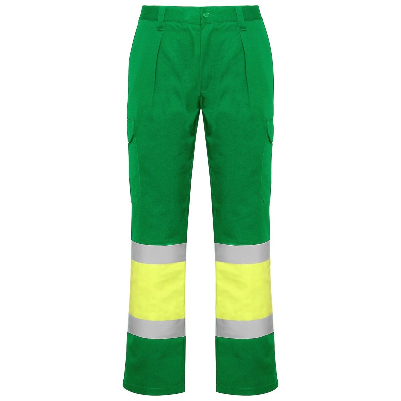 PANTALÓN AV MULTIBOLSILLOS FLUOR REFLECTANTE RESISTENTE