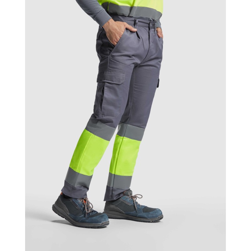 PANTALÓN AV MULTIBOLSILLOS FLUOR REFLECTANTE RESISTENTE