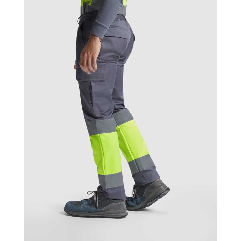 PANTALÓN AV MULTIBOLSILLOS FLUOR REFLECTANTE RESISTENTE