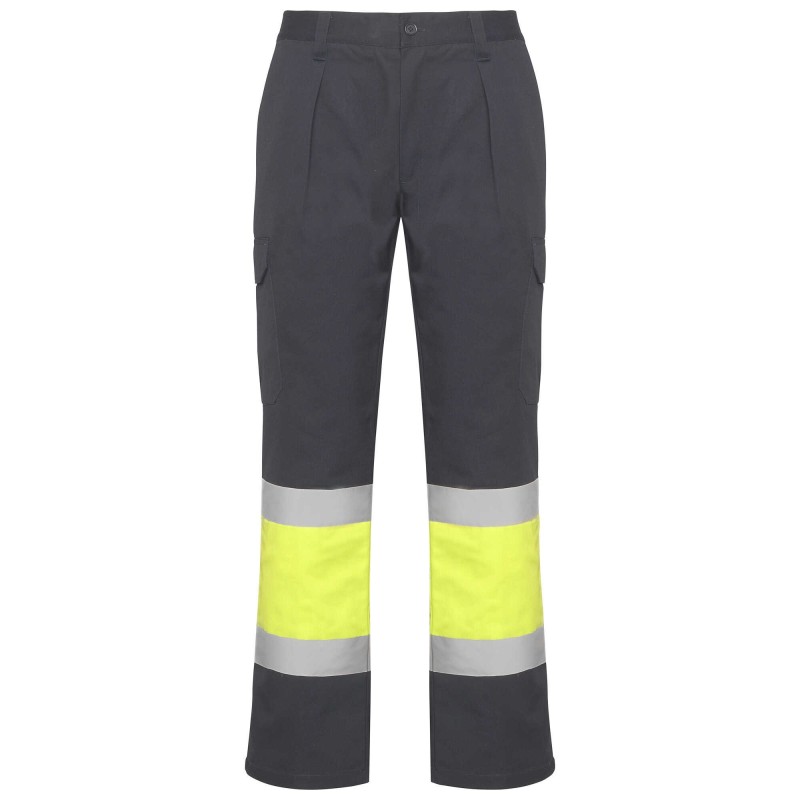 PANTALÓN AV MULTIBOLSILLOS FLUOR REFLECTANTE RESISTENTE