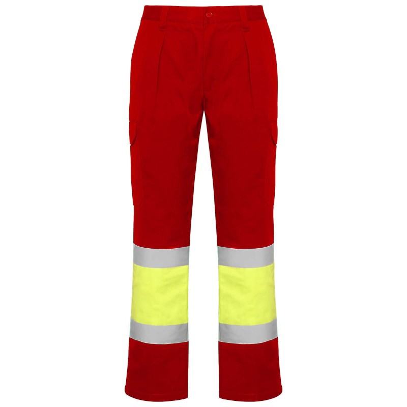 PANTALÓN AV MULTIBOLSILLOS FLUOR REFLECTANTE RESISTENTE