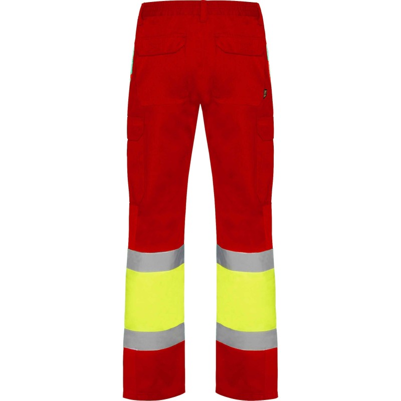 PANTALÓN AV MULTIBOLSILLOS FLUOR REFLECTANTE RESISTENTE