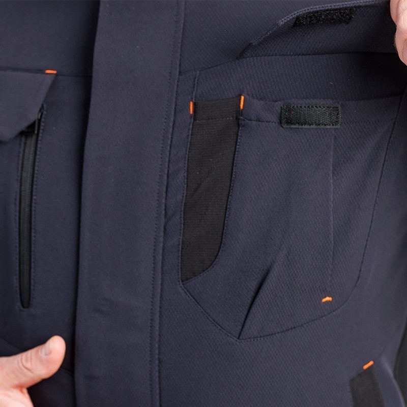 CHAQUETA TÉCNICA LIGERA CORTAVIENTOS HIDRÓFUGA TRANSPIRABLE PROFESIONAL