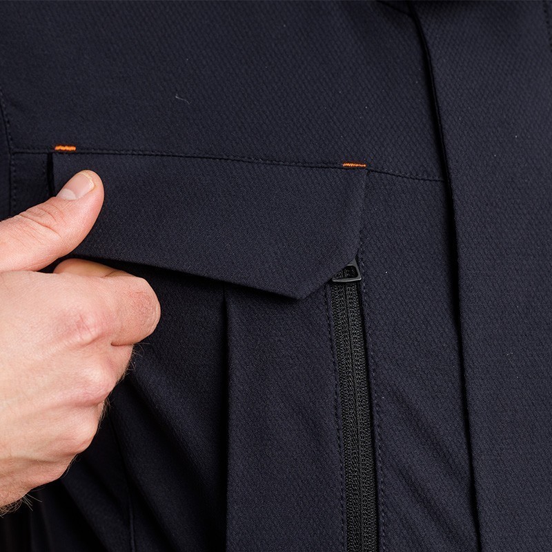 CHAQUETA TÉCNICA LIGERA CORTAVIENTOS HIDRÓFUGA TRANSPIRABLE PROFESIONAL