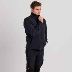 ⭐ CHAQUETA SOFTSHELL RESISTENTE LLUVIA FORRO POLAR | Azules de Vergara
