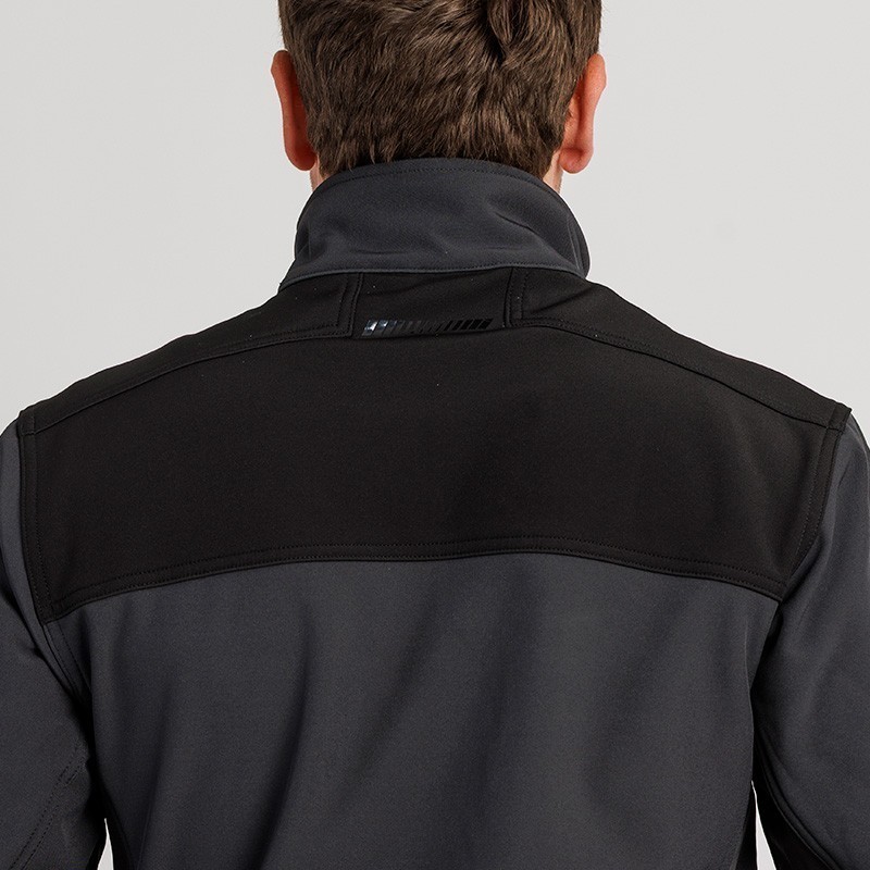 CHAQUETA SOFTSHELL RESISTENTE LLUVIA FORRO POLAR