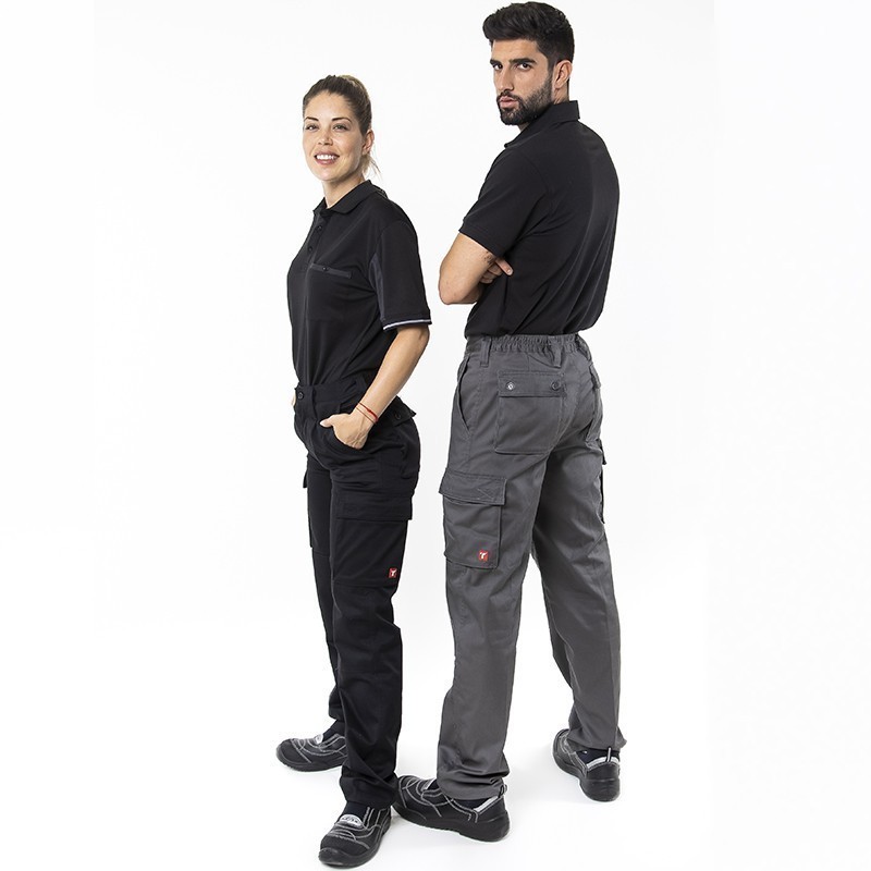 PANTALÓN ELÁSTICO MULTIBOLSILLOS TRABAJO
