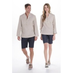 ⭐ CAMISA UNISEX HOSTELERA | Azules de Vergara