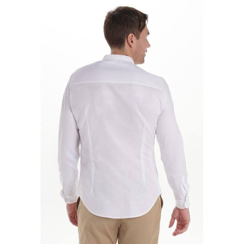 CAMISA HOSTELERÍA CUELLO MAO
