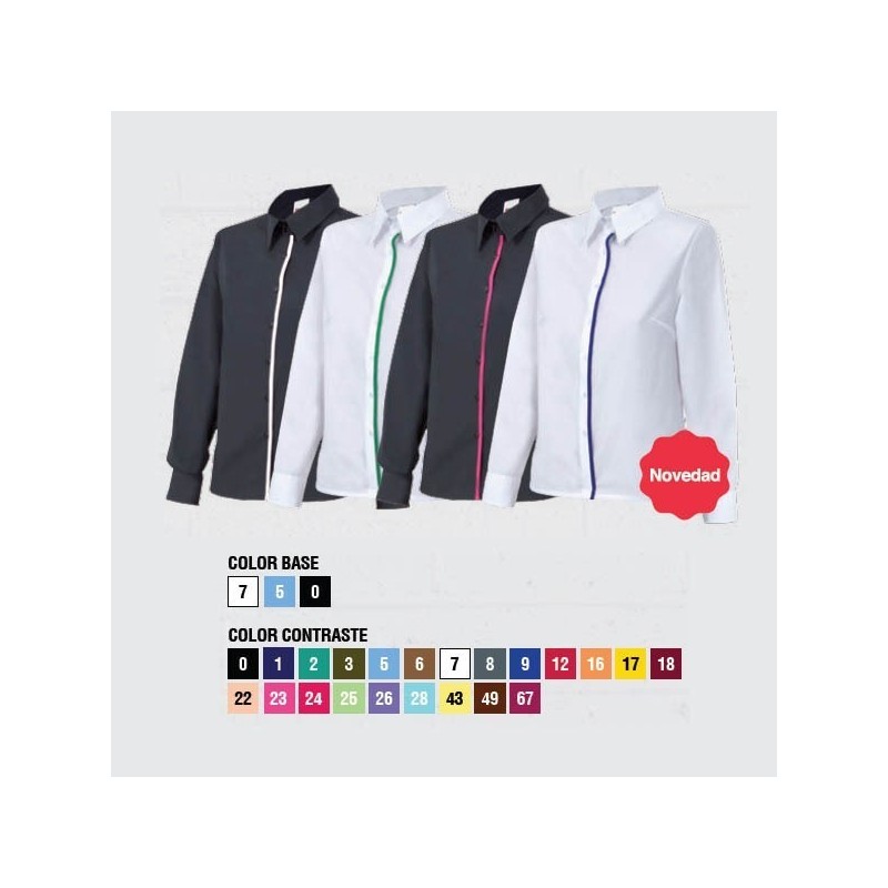 CAMISA MUJER MANGA LARGA