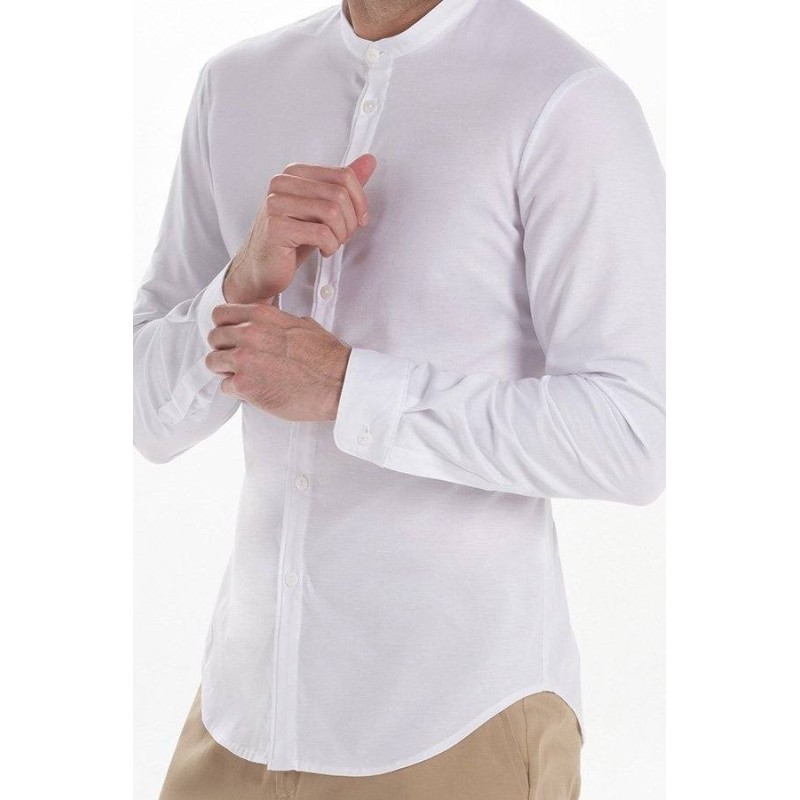 CAMISA HOSTELERÍA CUELLO MAO