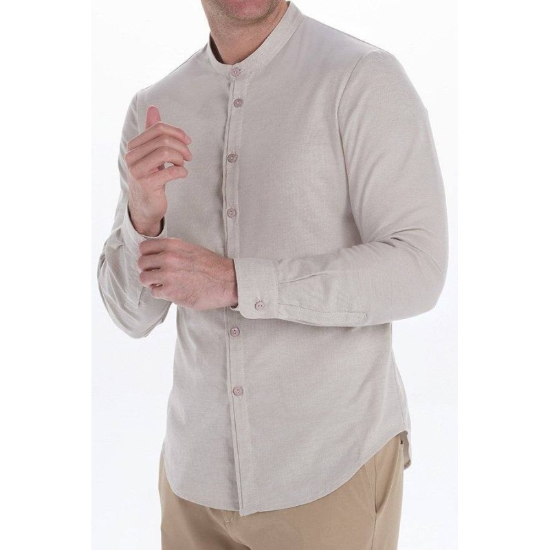 CAMISA HOSTELERÍA CUELLO MAO