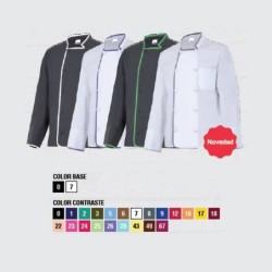 CHAQUETA DE COCINA MANGA LARGA