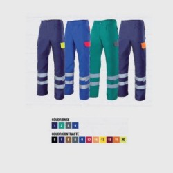 PANTALON MULTIBOLSILLOS CON CINTAS REFLECTANTES