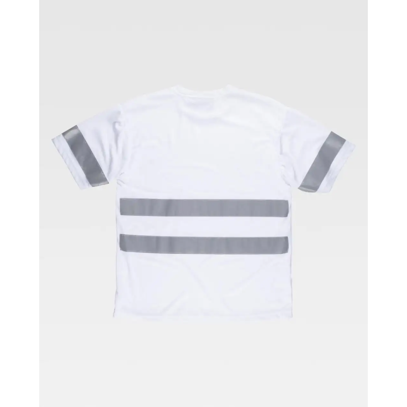 CAMISETA MANGA CORTA CINTAS REFLECTANTES