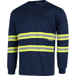 ⭐ CAMISETA DE MANGA LARGA BANDAS | Azules de Vergara