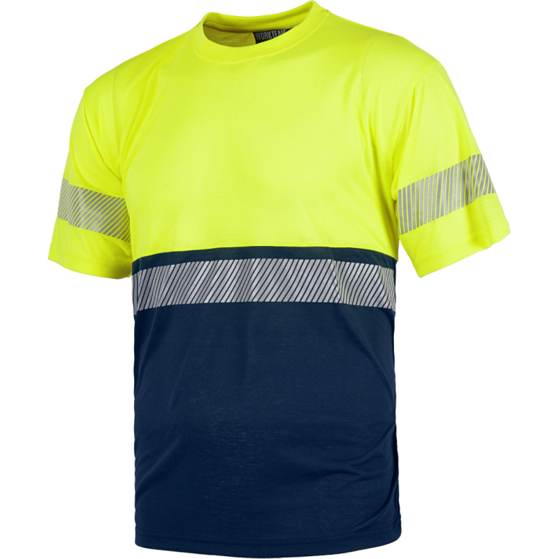 CAMISETA MANGA CORTA COMBINADA