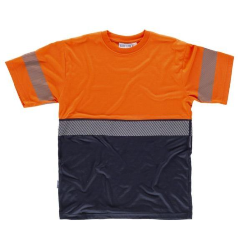 CAMISETA MANGA CORTA COMBINADA