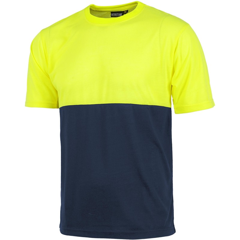 CAMISETA MANGA CORTA COMBINADA