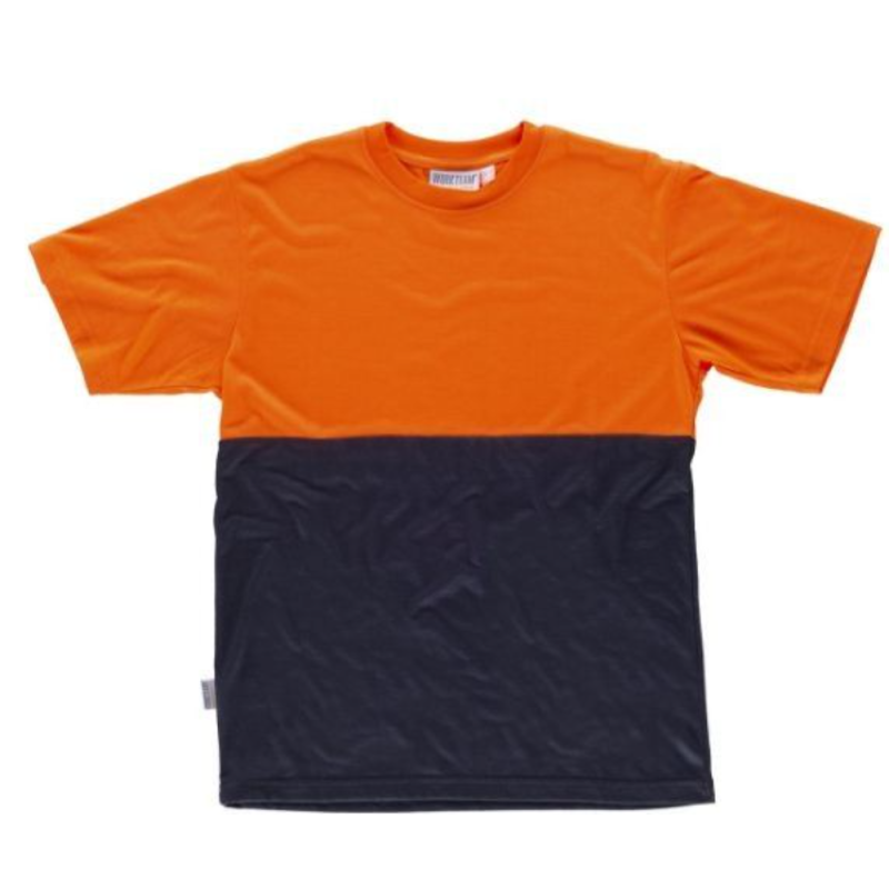 CAMISETA MANGA CORTA COMBINADA