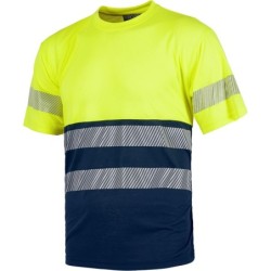 ⭐ CAMISETA M/C COMBINADA ALTAVISIBILIDAD | Azules de Vergara
