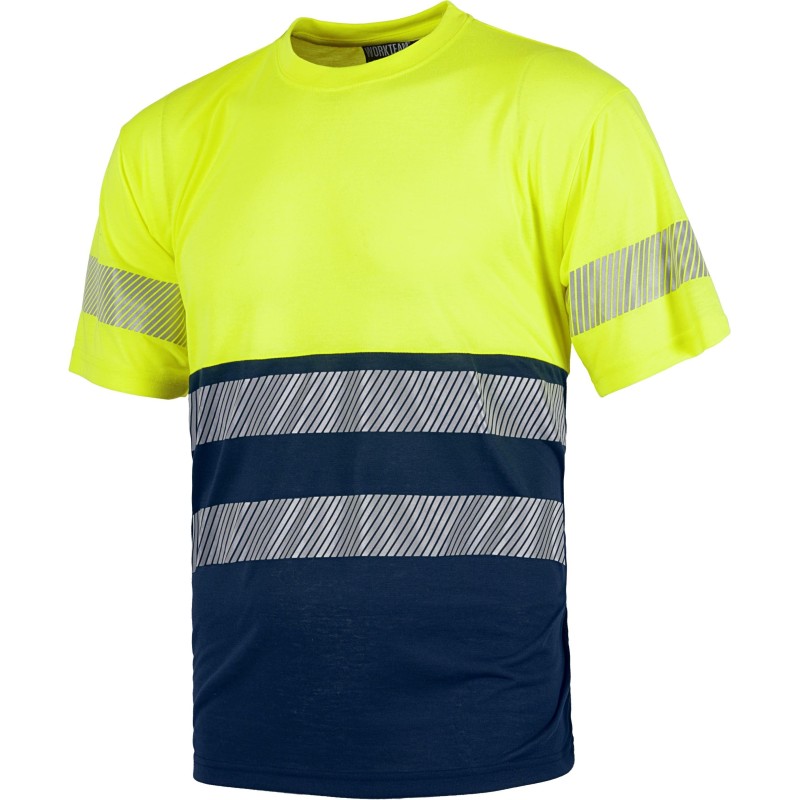 CAMISETA M/C COMBINADA ALTAVISIBILIDAD