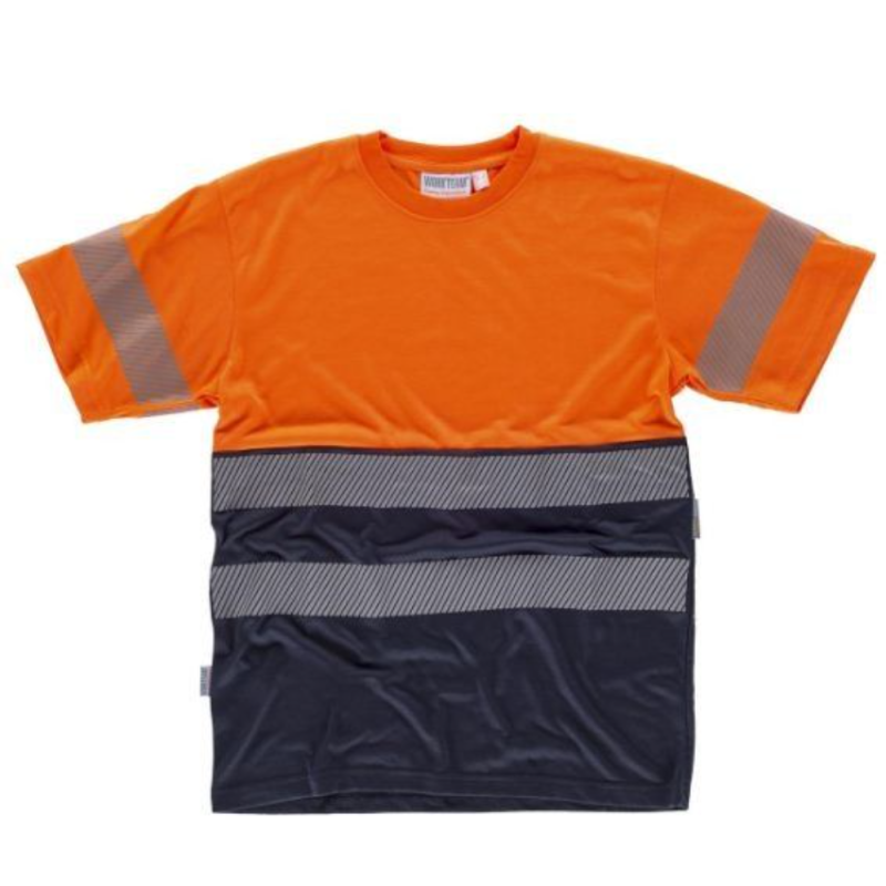 CAMISETA M/C COMBINADA ALTAVISIBILIDAD