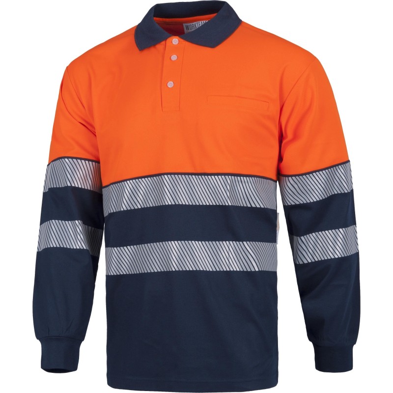 POLO M/L COMBINADO ALTA VISIBILIDAD