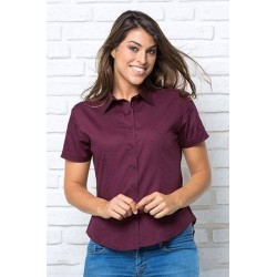 ⭐ CAMISA MANGA CORTA POPELIN SRA | Azules de Vergara
